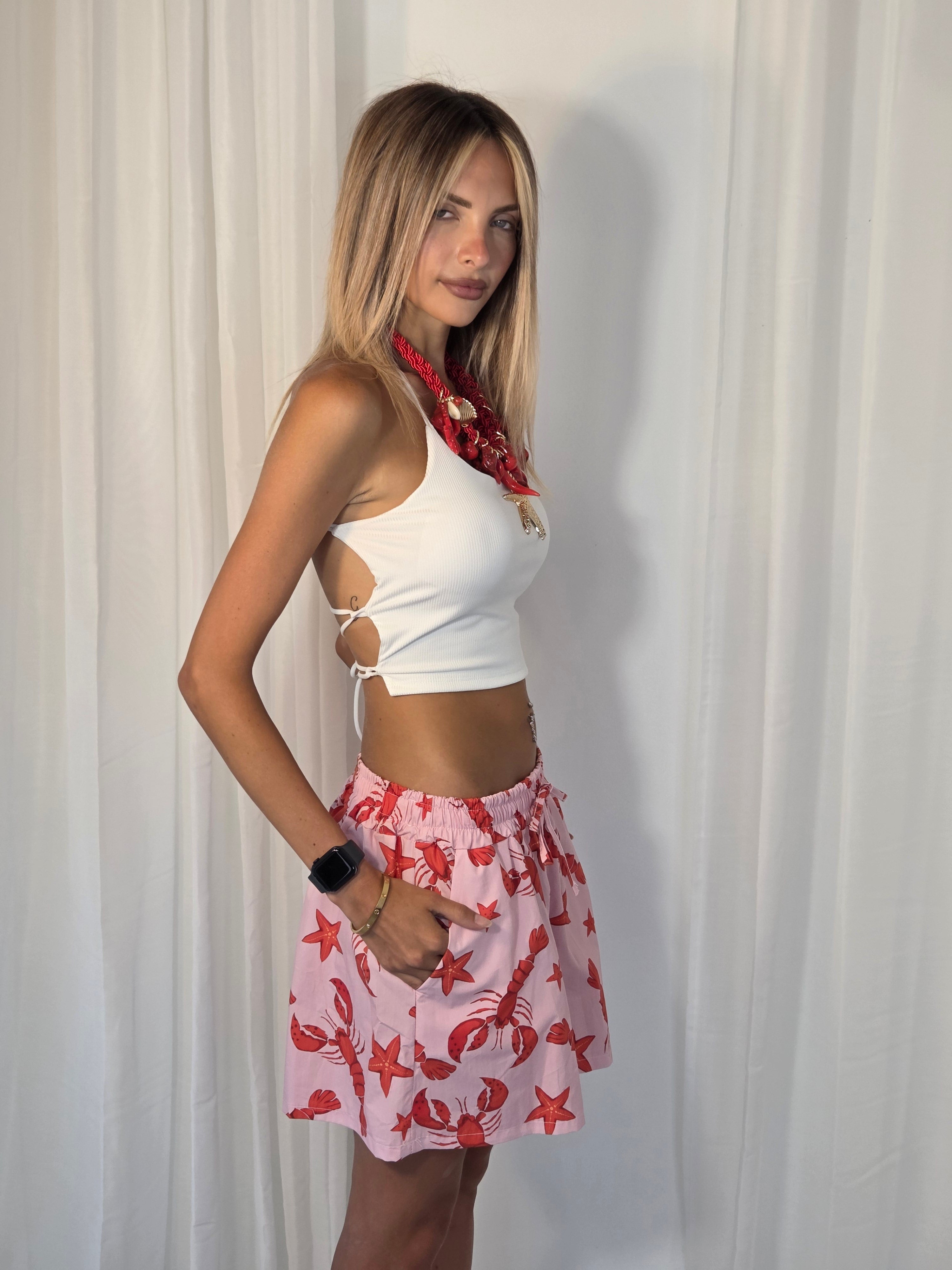 Shorts Oceania Rosa