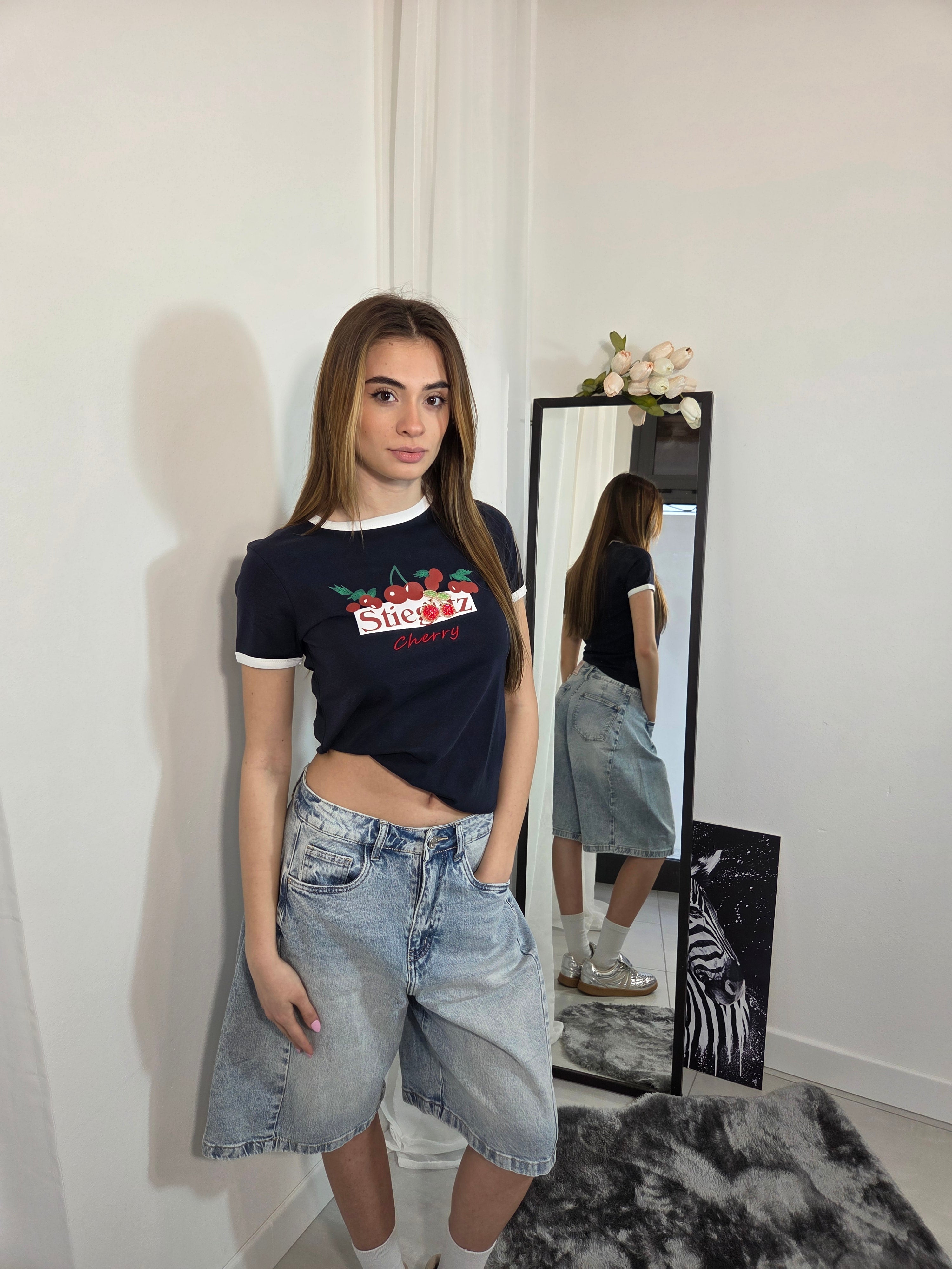 Bermuda denim chiaro