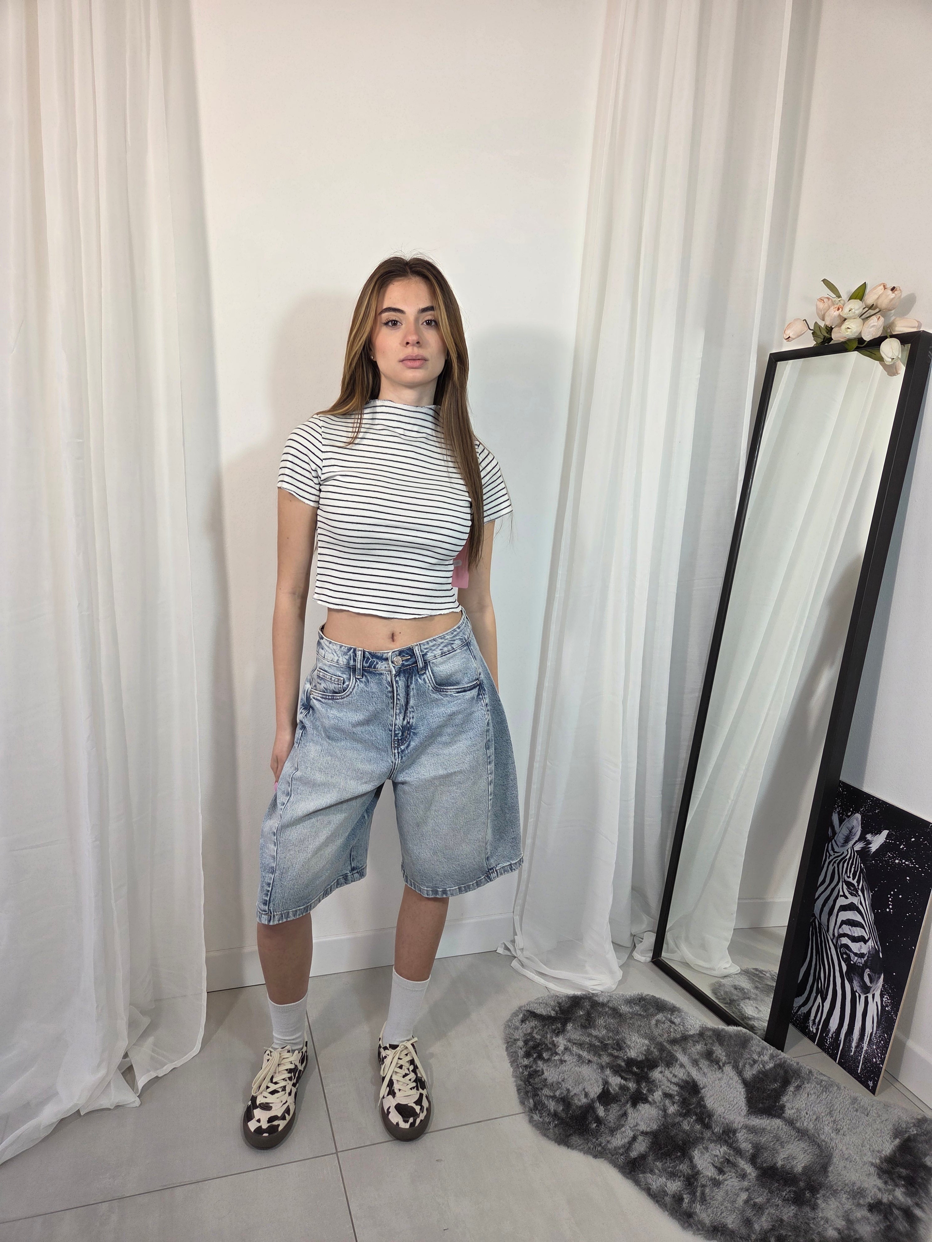 Crop Top Righe Rita